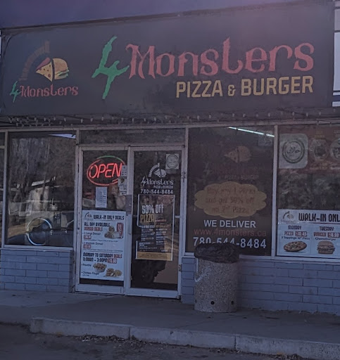 Photo of 4 Monsters Pizza & Burger - 76 Grosvenor Blvd # 2, St. Albert, AB T8N 2Y8